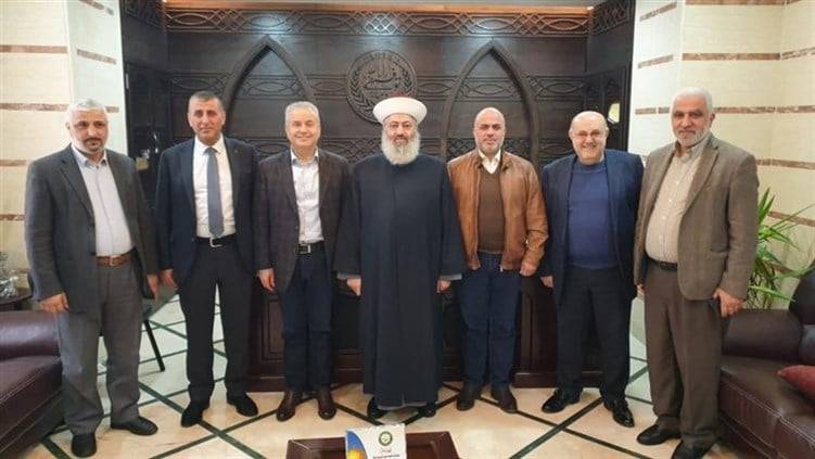 درغام التقى المفتي زكريا: نعوّل
على دور دار الافتاء في حلبا بتقريب الأمور
