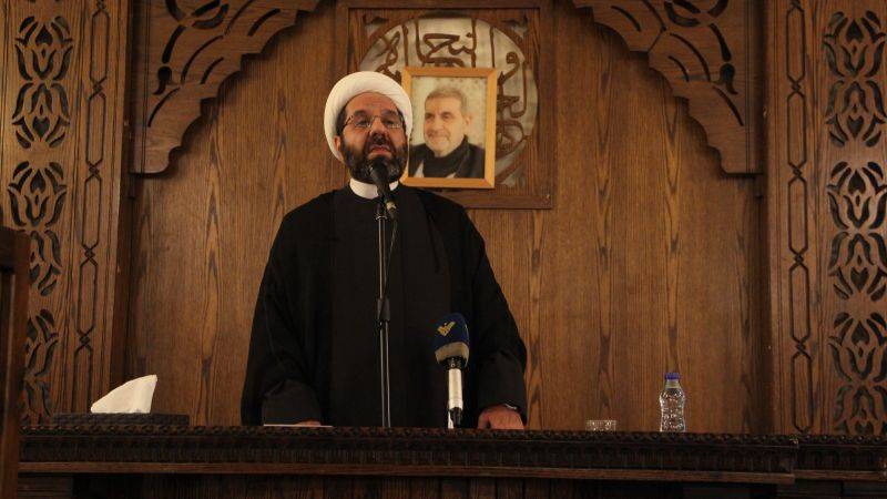 دعموش: على ‏العدو ألاّ يُخطئ في الحساب
... والمقاومة جاهزة لكلّ الإحتمالات