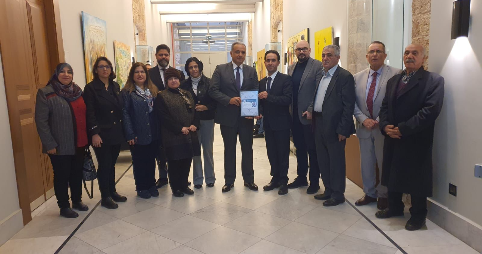وفد "اتحاد الكتاب اللبنانيين" زار المرتضى
وطالب بضرورة تأمين مركز لهم في بيروت