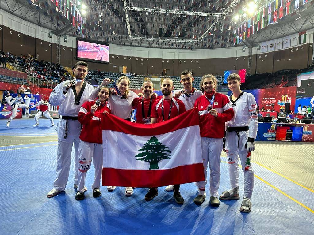 تايكواندو العرب: 5 ميداليات للبنان في اليوم الأول
