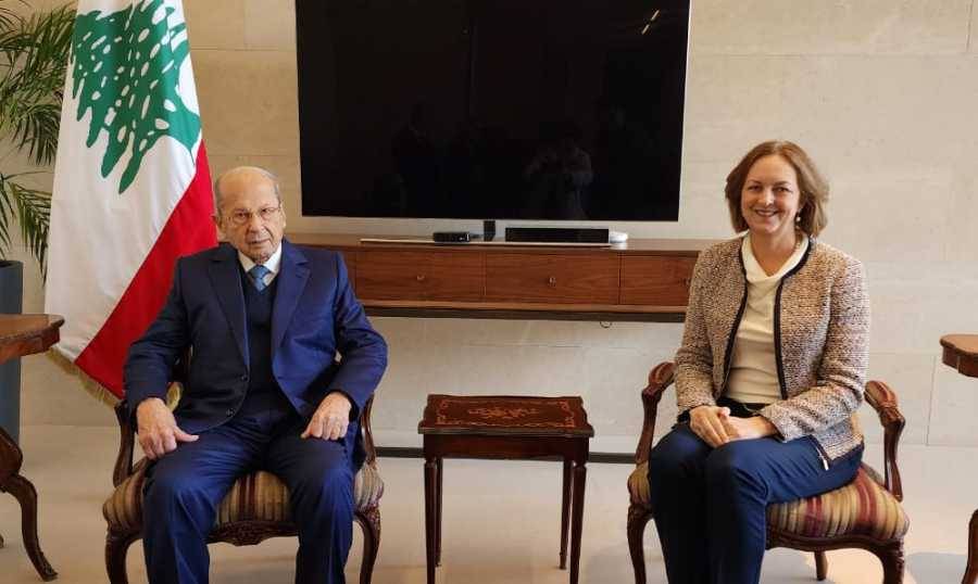 جونسون زارت عون في زيارة تعارف
الجميّل: ضرورة حماية لبنان وتحييده