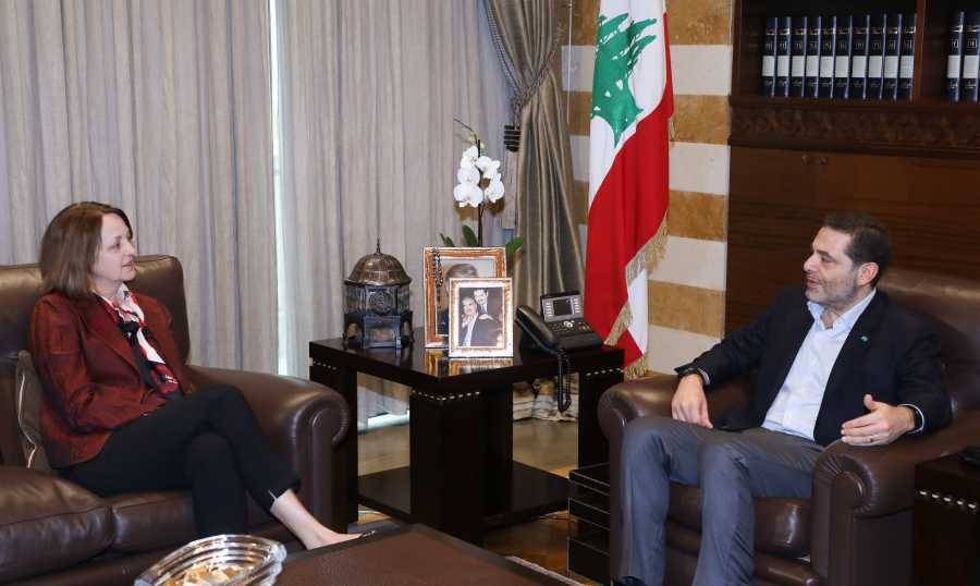 الحريري التقى دريان وجونسون وسفير مصر