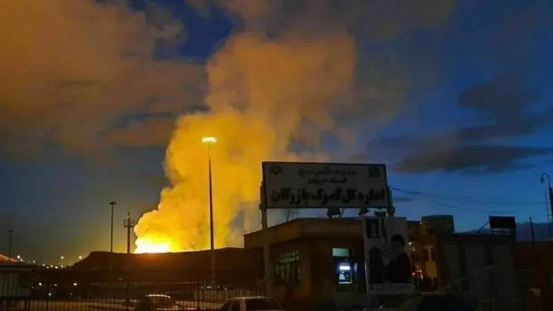 انفجار "تخريبي" بخط أنابيب غاز رئيسي في إيران
