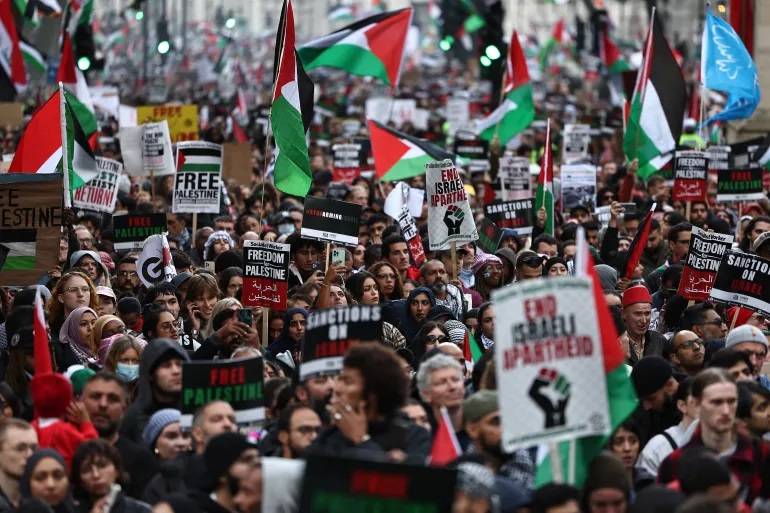 من واشنطن إلى سيدني... 100 مسيرة بعشرات الدول اليوم دعماً لغزة