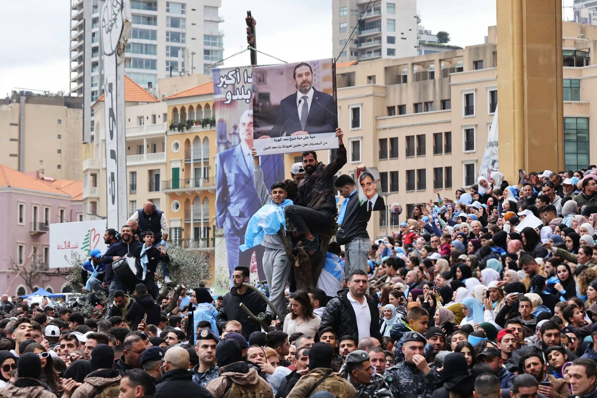 عكار الحاضر الأكبر في حشد بيروت الأزرق ...