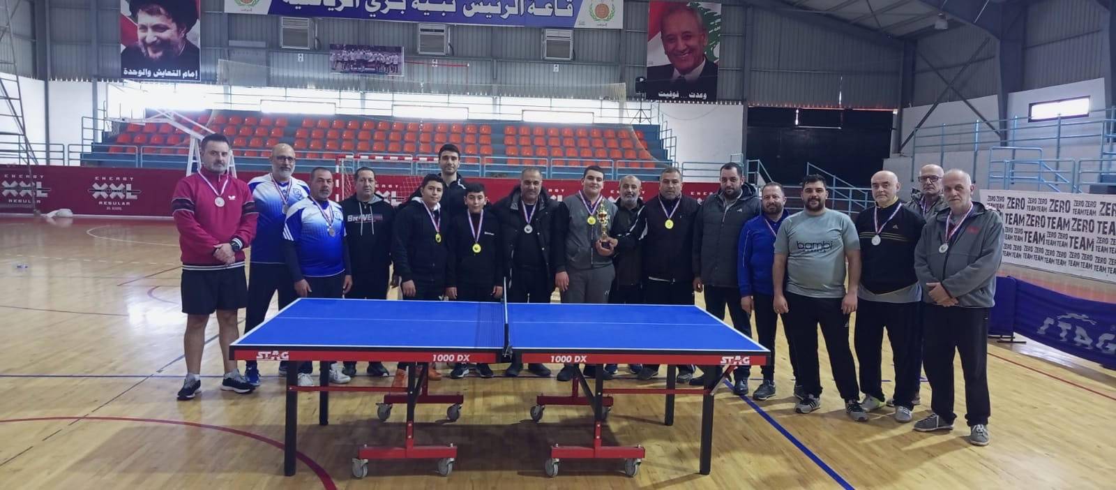 كرة طاولة... الصرفند بطل محافظة الجنوب
