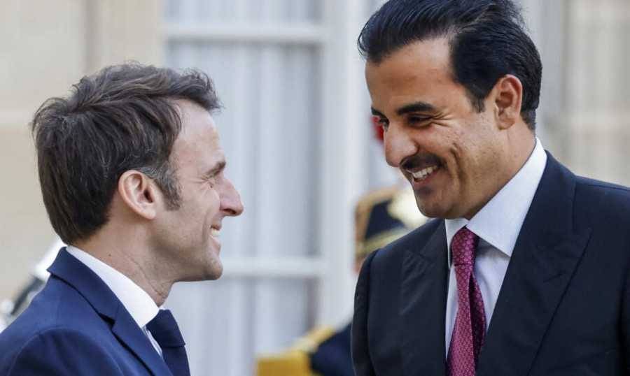 أمير قطر وماكرون يؤكدان على الحاجة لوقف فوري ودائم لإطلاق النار في غزة