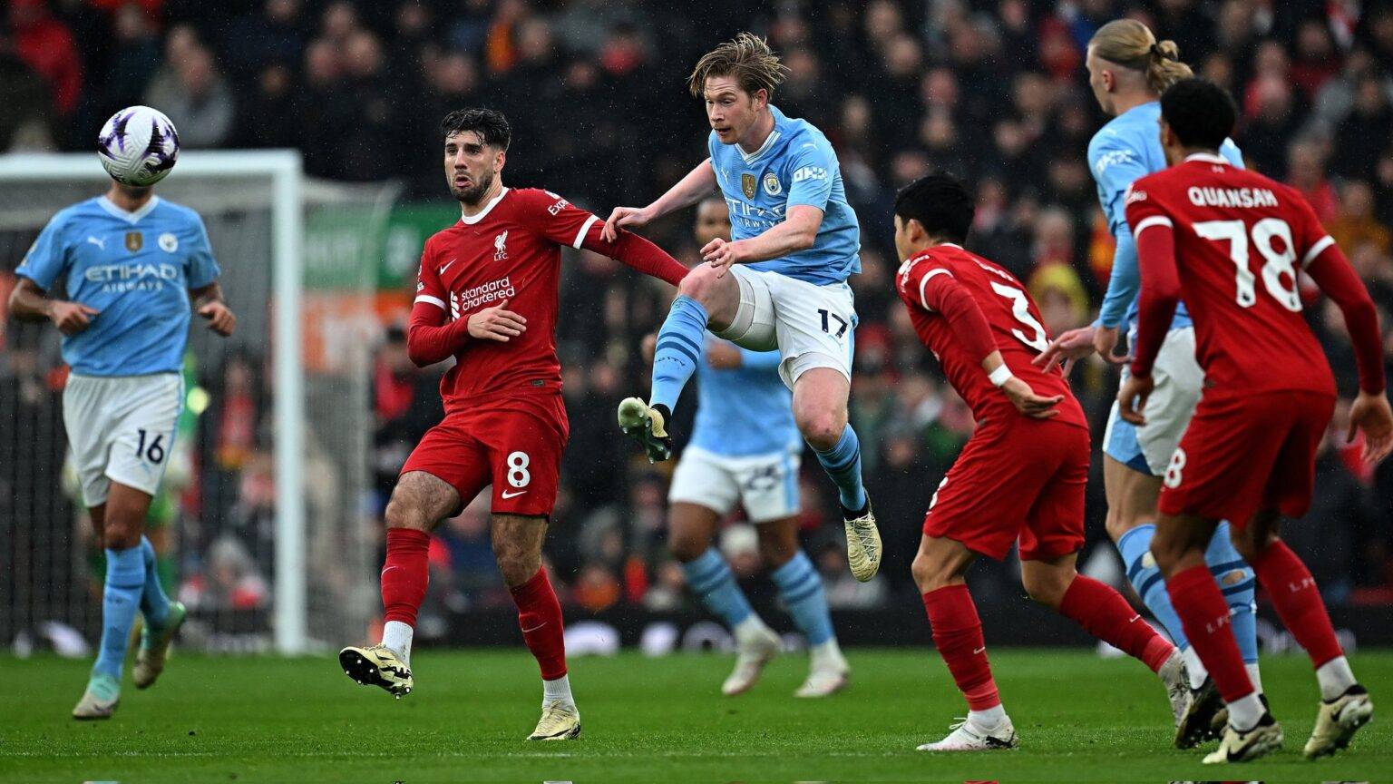 تعادل ليفربول ومانشستر سيتي يمنح أرسنال صدارة الدوري الانكليزي