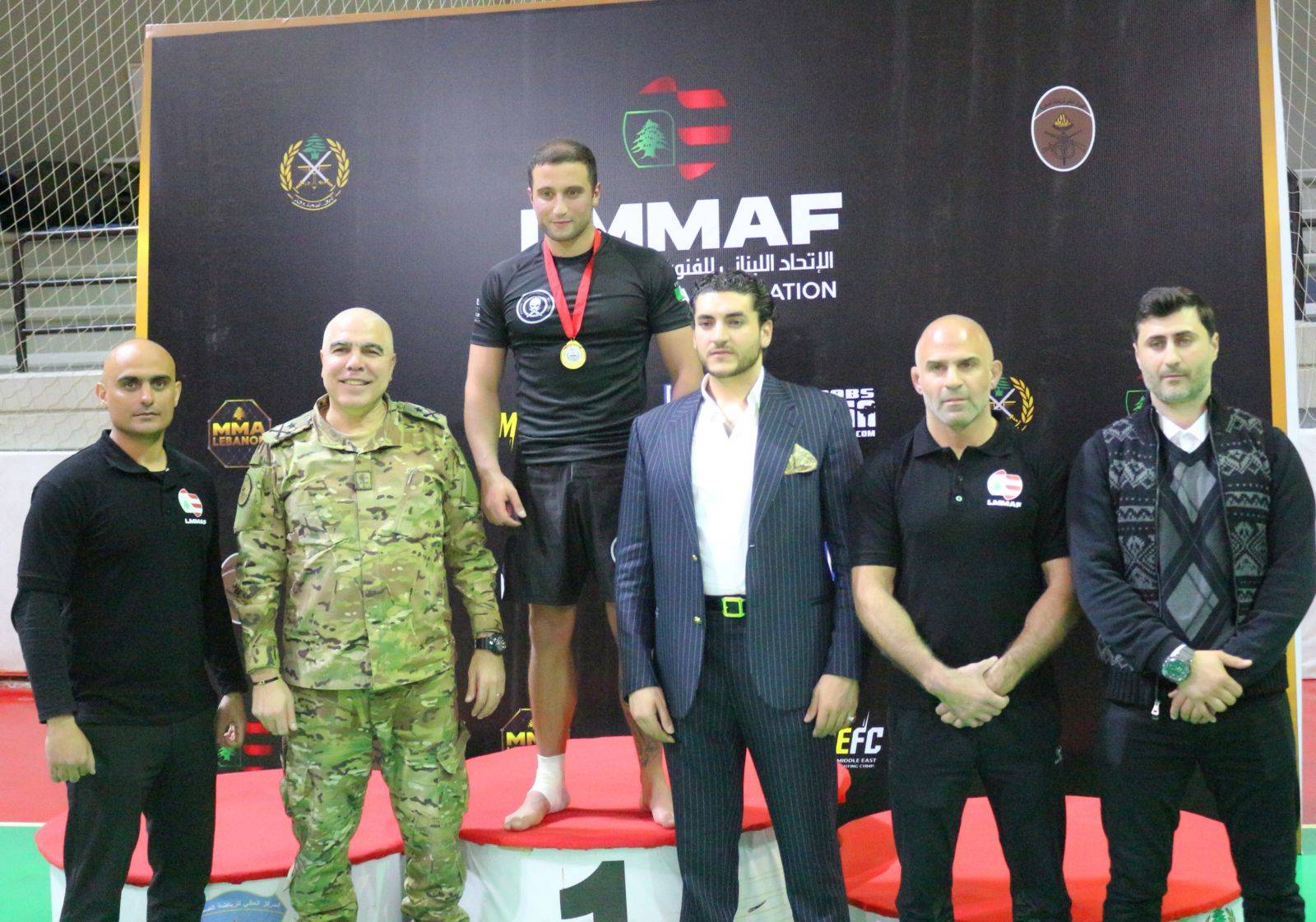 بطولة MMA في المركز العالي للرياضة العسكرية من تنظيم الاتحاد اللبناني للفنون القتالية