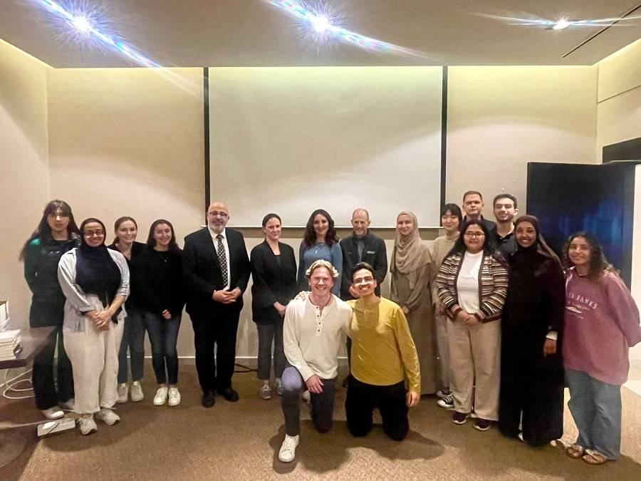الإعلامية الأردنية رلى السماعين تلتقي مع وفد جامعة جورج تاون الأميركية