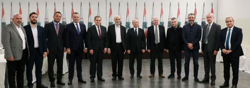 جعجع عرض التطورات مع وفد نقابة المحامين في طرابلس