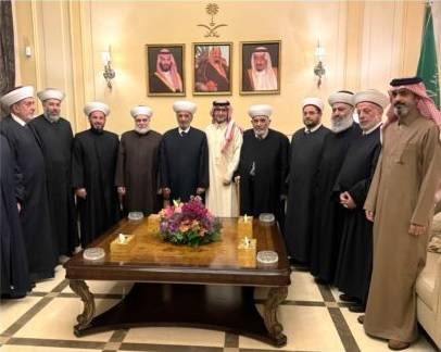 دريان ومفتو المناطق لبوا دعوة البخاري الى مأدبة الافطار: تفاؤل ببشائر إيجابية قريبا لحلحلة الأمور