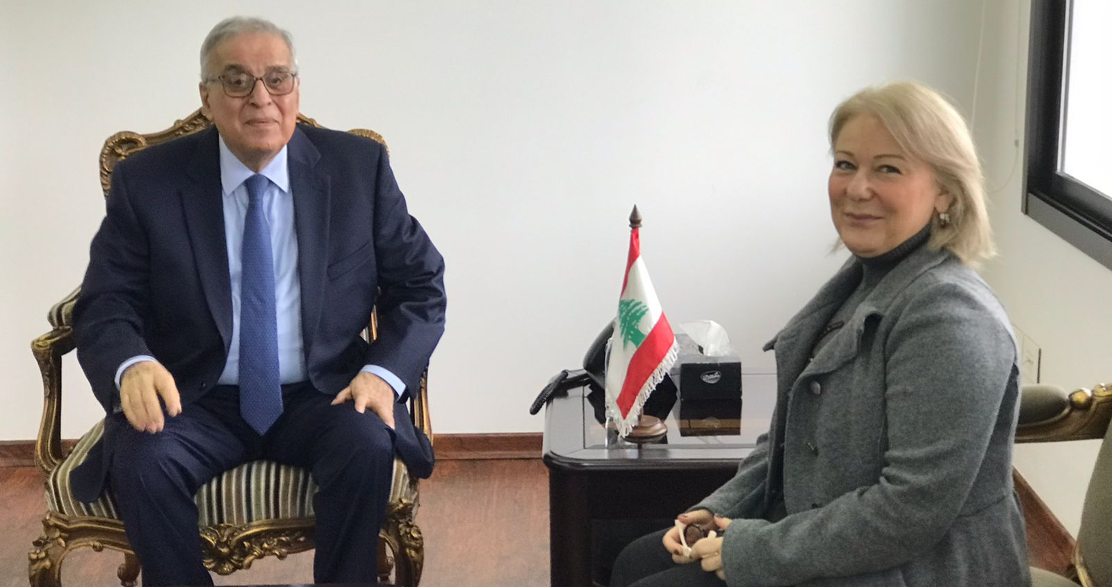 بوحبيب التقى سفراء
فرنسا وإيطاليا واليونان