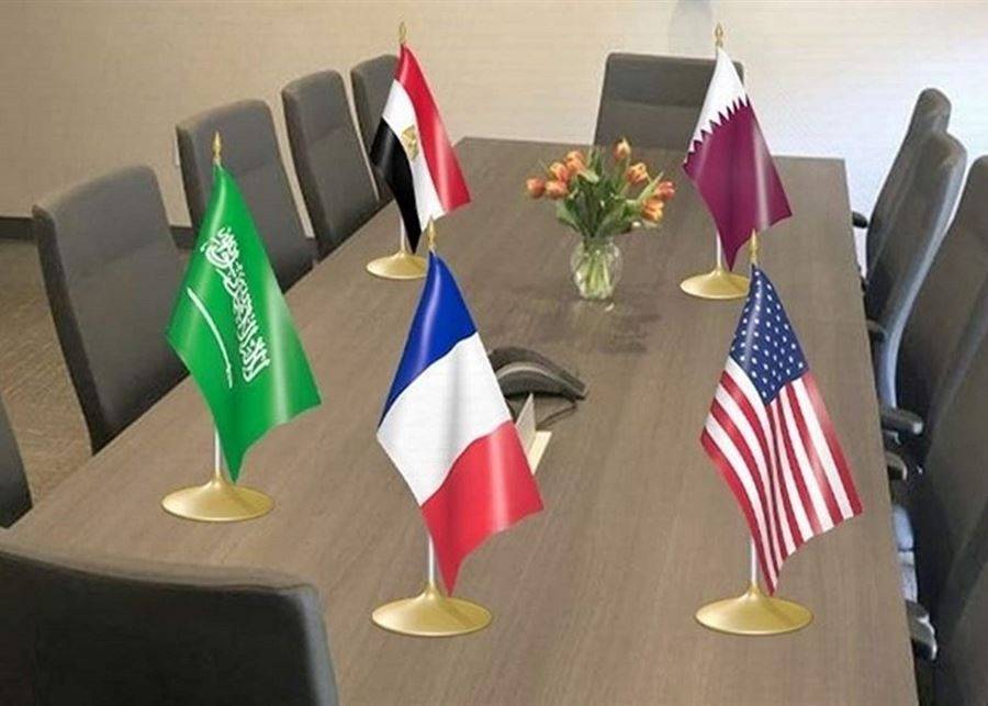 اللجنة الخماسية تسعى لإسقاط الشروط والفيتوات المتبادلة بعد العيدين