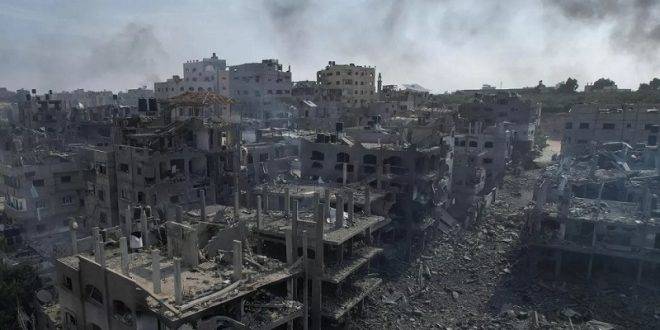 الاحتلال يرتكب مجزرة بقصف قوة شرطية في غزة
