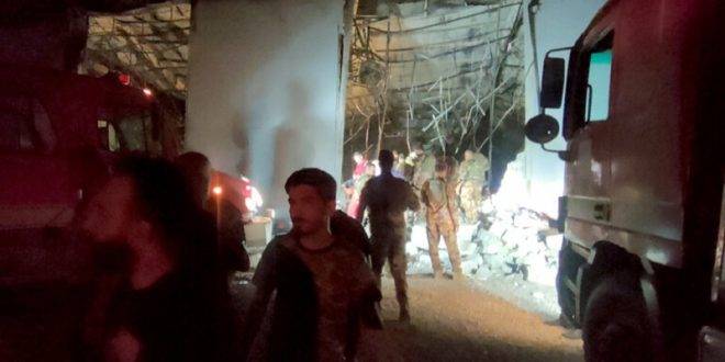 11 جريحاً بحريق كبير في دهوك العراقية