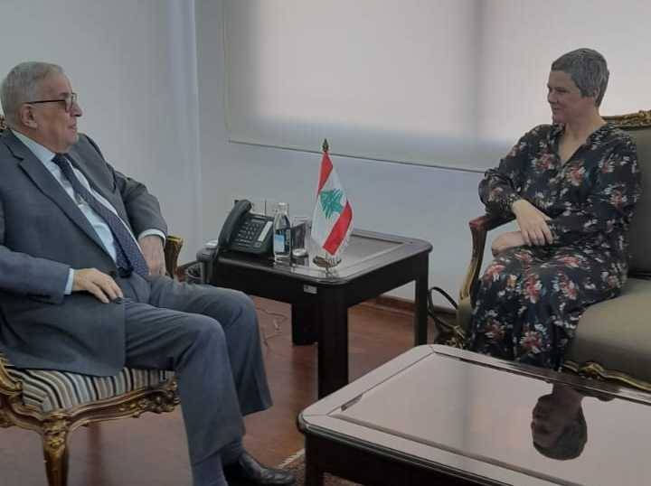 بو حبيب لسفيرة الإتحاد الأوروبي: ضرورة
تغيير مقاربة أزمة النزوح قبل فوات الأوان