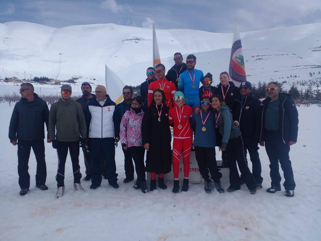 النتائج النهائية لبطولة لبنان في تزلج العمق