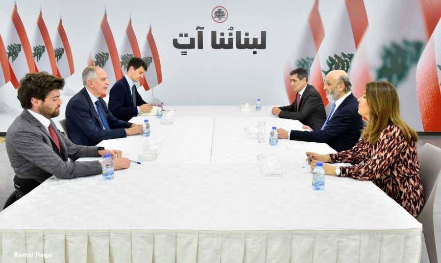 لقاء بين جعجع وماغرو حول
ملف الرئاسة والتصعيد في الجنوب