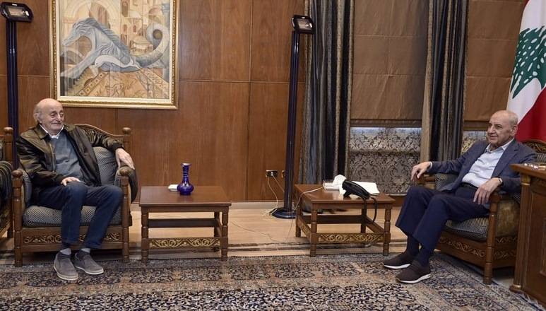 جنبلاط زار برّي: نأمل تنفيذ القرار
1701 والعودة الى اتفاق الهدنة