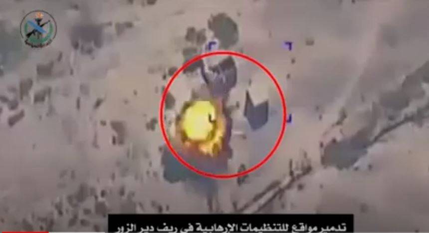 تدمير مقار للمسلحين في أرياف دير الزور وتدمر وإدلب