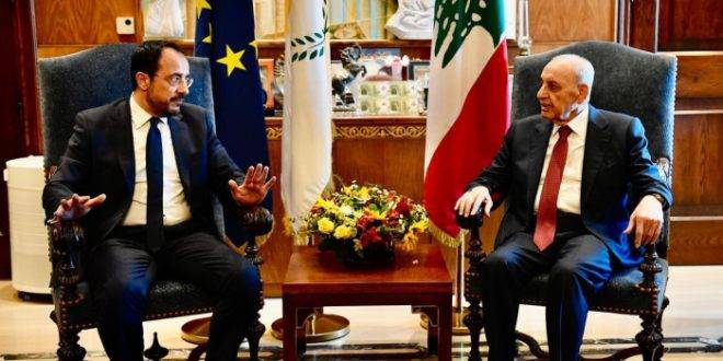 بري يلتقي الرئيس القبرصي: هناك تعاون مثمر