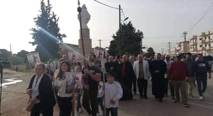 أحيا عيد القديس مار جرجس بنقل ذخائره
المطران رحمة: ربنا يحمي لبنان