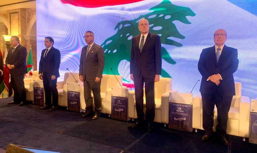افتتتاح "ملتقى الامن الاقتصادي العربي" لاتحاد المصارف العربية
ميقاتي: هدفنا إقرار "الكابيتال كونترول" والمحافظة على أموال المودعين
منصوري: خروج لبنان من أزمته العميقة يتطلب المحاسبة ووضع خطة للمعالجة