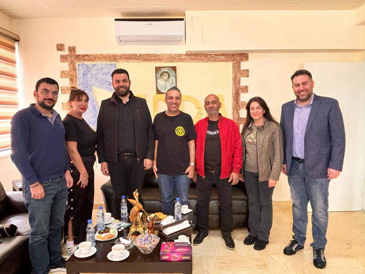 في اطار التحضيرات للنشاط البيئي نادي روتاري زحلة كابيتول يستكمل زياراته لمدراء المدارس