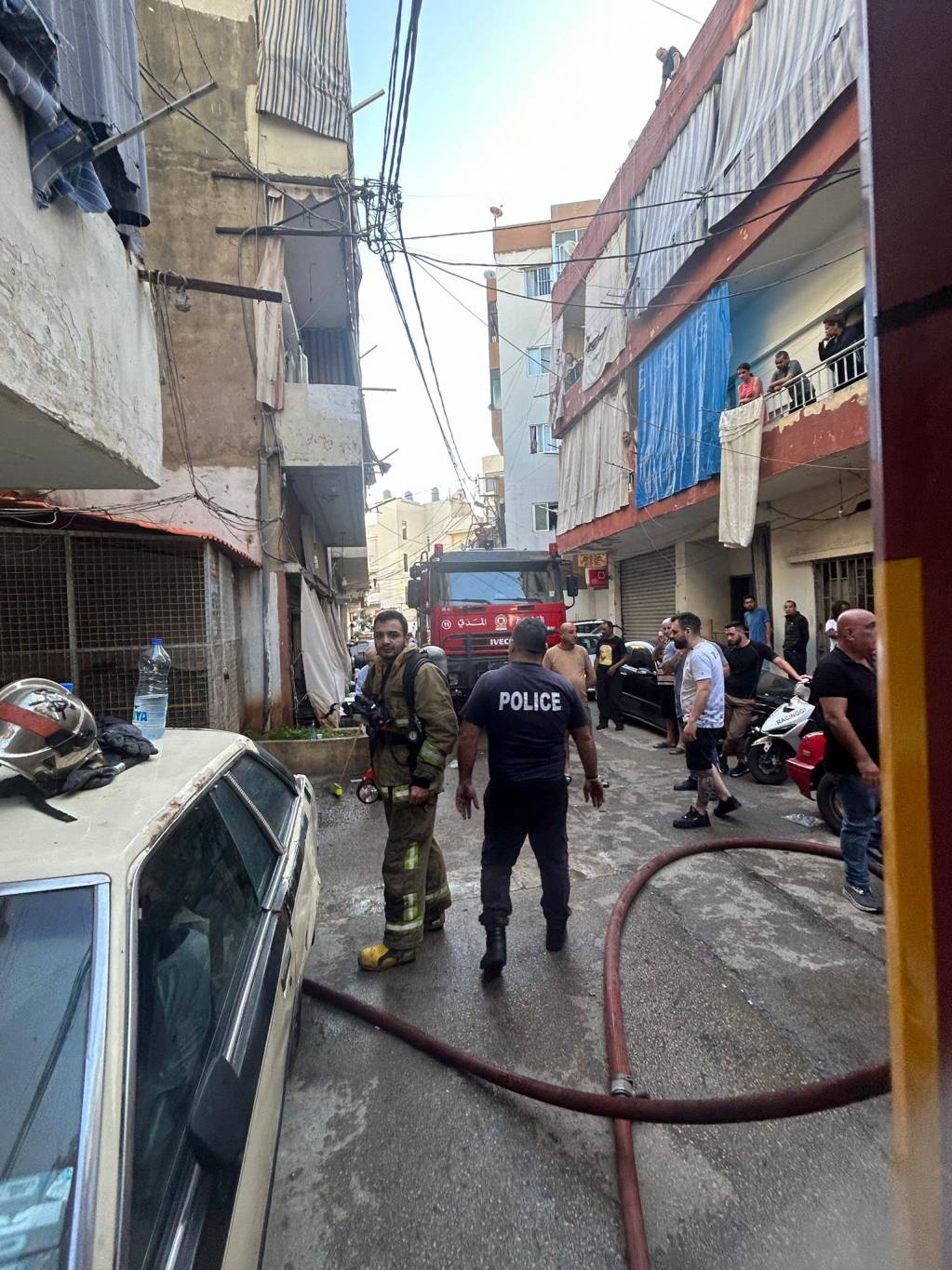حريق في أحد مباني الدكوانة يؤدي الى إخلائه من السكان