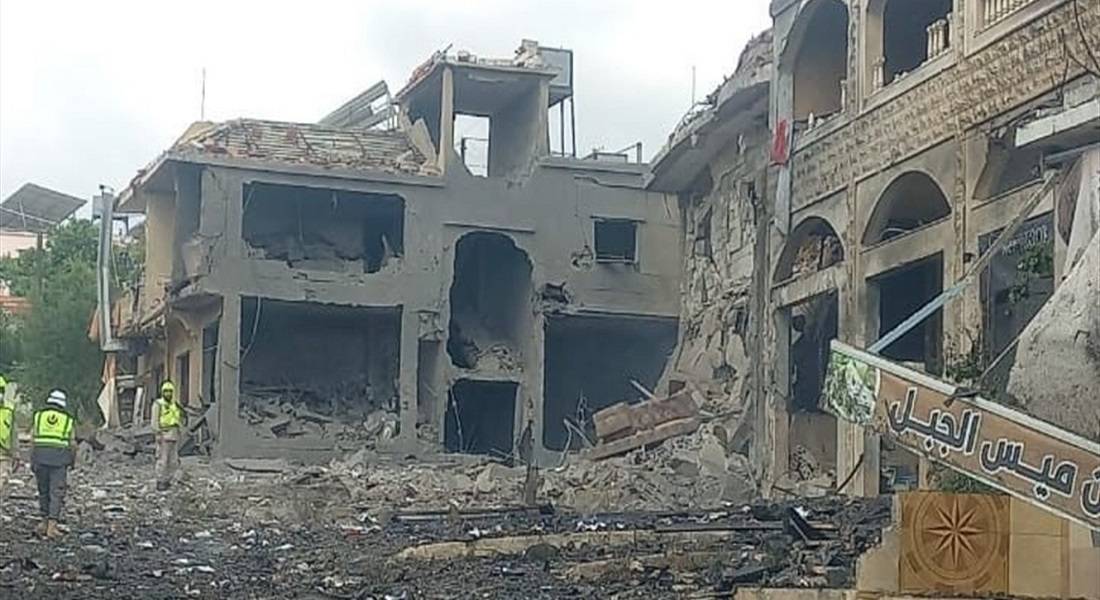 غارة على منزل في ميس الجبل وسقوط اصابات