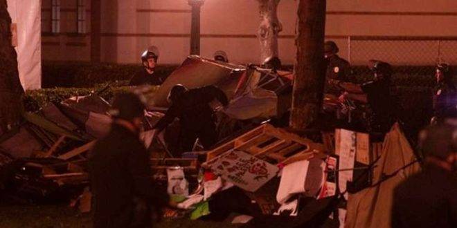شرطة لوس انجليس: لم نحتجز أحداً من الطلاب في كاليفورنيا