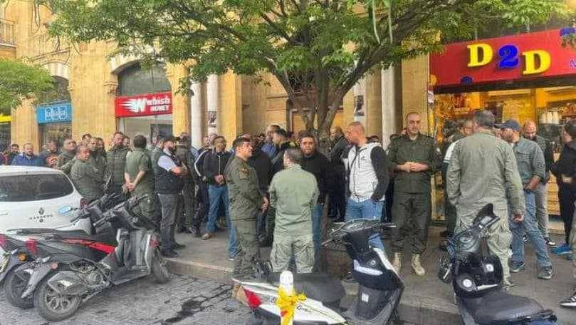اعتصام لعناصر الحرس البلدي في بيروت