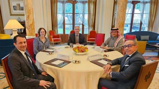 سفراء "الخماسية في عوكر غداً.. ودول تستعجل إجراء الانتخابات الرئاسية