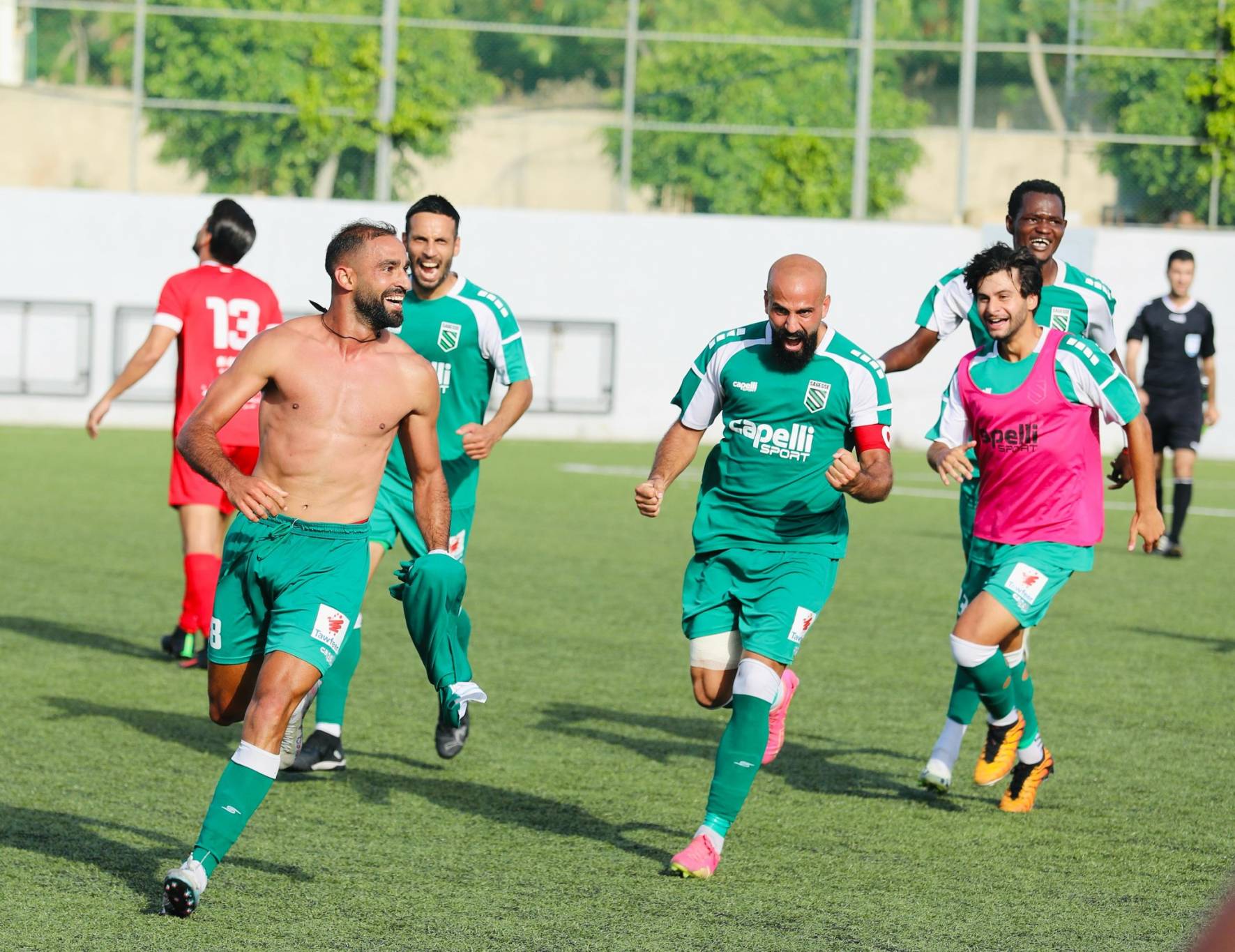 الحكمة والغازية ضمنا البقاء
وسقوط طرابلس والأهلي النبطية