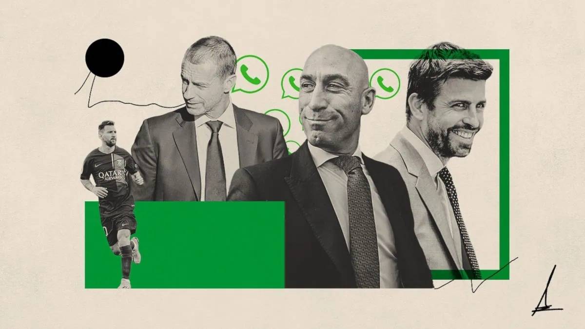 فضائح الـWhatsapp والاتحاد الإسباني... ما علاقة ميسي وبيكيه وروبياليس؟