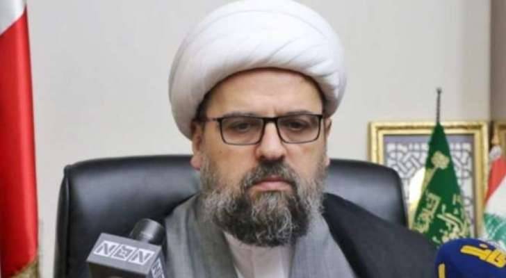 قبلان في وصيّة وطنيّة للبنانيين:
إستثمروا  بالأمن السياسي والثقة الوطنيّة