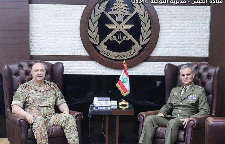 لازارو بحث مع ميقاتي
وقائد الجيش القرار 1701