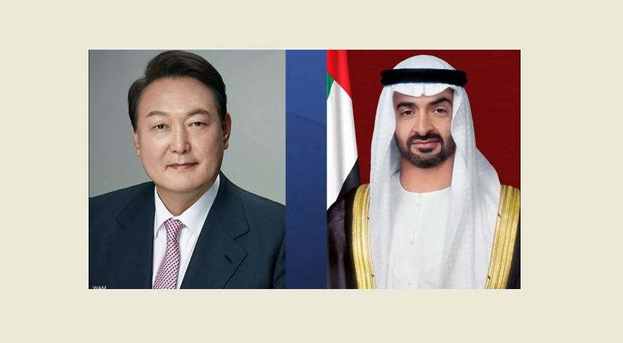 رئيس الامارات وصل إلى كوريا الجنوبية في زيارة دولة