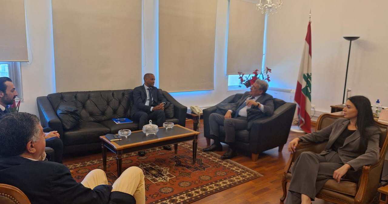 خوري استقبل نائب الممثل المقيم
الـ UNDP  بالإنابة في زيارة وداعيّة