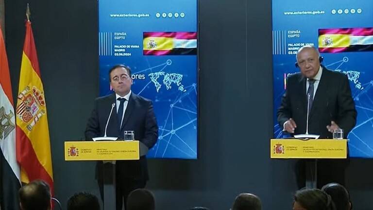 وزير الخارجية الإسباني من مصر: يجب وقف الحرب في غزة الآن وفتح المعابر