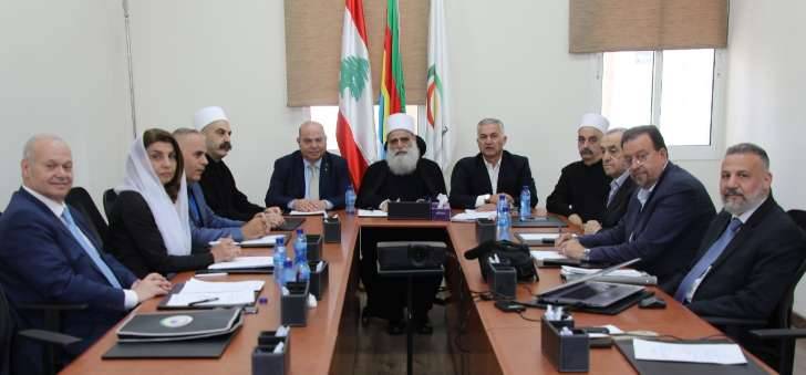 "المجلس المذهبي": للتجاوب مع المبادرات الوطنيّة
لوقف شلل المؤسسات... وإنهاء الفراغ الرئاسي