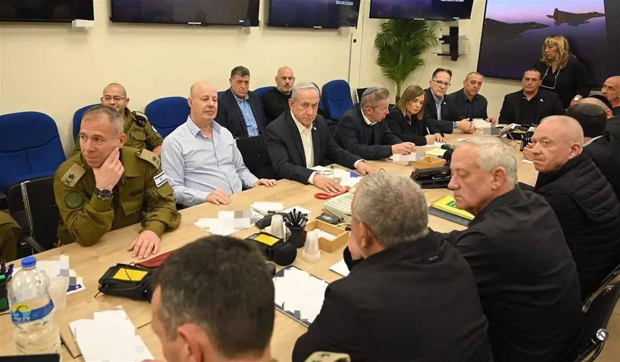 بأمر من مجلس الحرب... فريق التفاوض "الاسرائيلي" يحجب تفاصيل مقترح الصفقة عن المجلس الوزاري