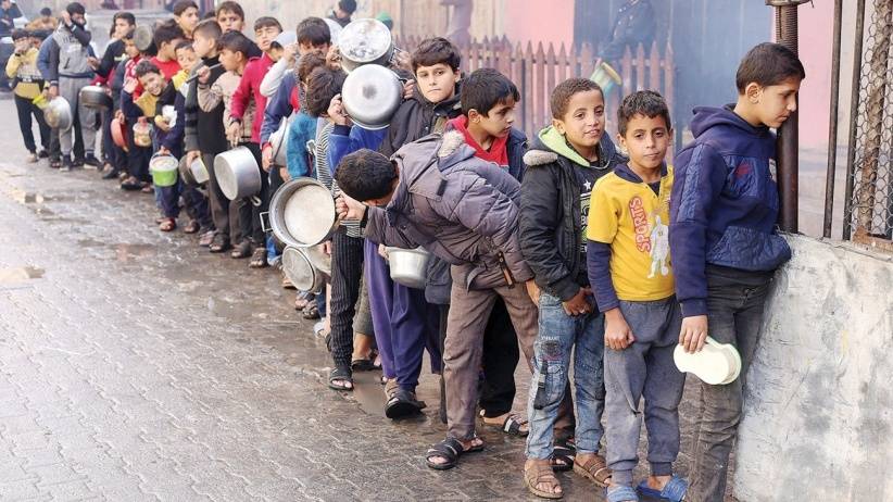 3500 طفل معرضون للموت بسبب سوء التغذية في غزة