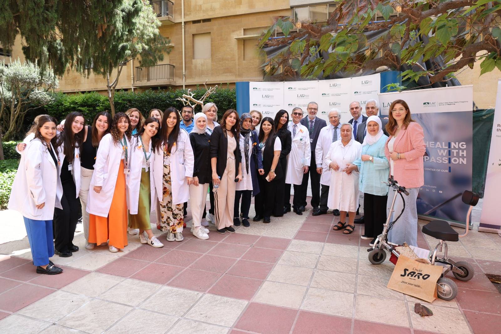 حملة توعية للمركز الطبي للجامعة اللبنانية الأميركية – مستشفى رزق حول مرض التصلب المتعدد(MS)