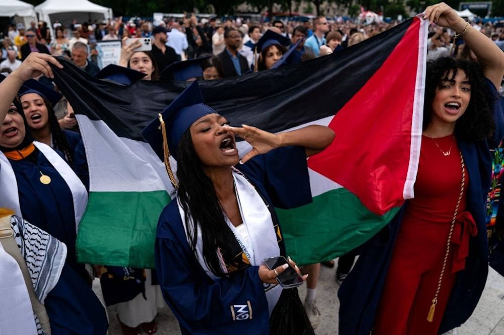 رغم انتهاء الفصل الدراسي... نشاط الحركة الطلابية المناهضة للحرب في غزة يتضاعف