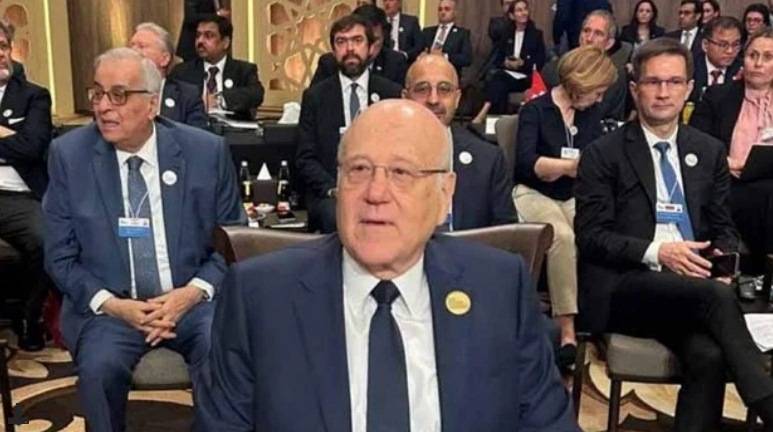 شارك في مُؤتمر "الاستجابة الإنسانيّة الطارئة في غزة"
ميقاتي: جنوبنا في نكبة... ولبنان الرمز
سيبقى بلداً مُهمّاً مهما عصفت به الأزمات