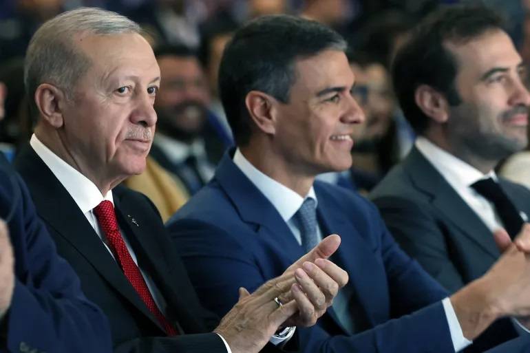أردوغان: نقدّر الموقف الإسباني ضد الظلم "الإسرائيلي"