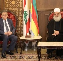 اتصل بالمطران الجلخ مهنئاً... والتقى زواراً
أبي المنى: لوقف العدوان الهمجي
المستمرّ على الشعب الفلسطيني
