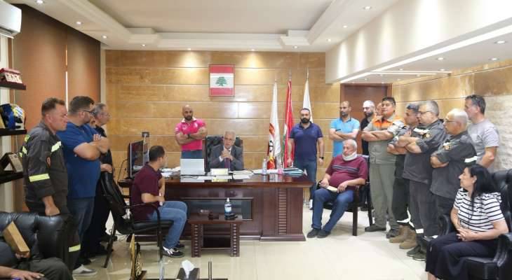 خطار أعطى توجيهاته لرفع الجهوزيّة
استعداداً لمواجهة خطر الحرائق